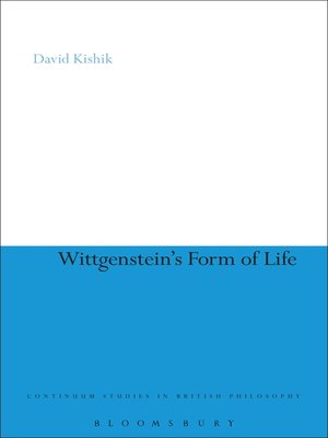 cover image of Wittgenstein's Form of Life